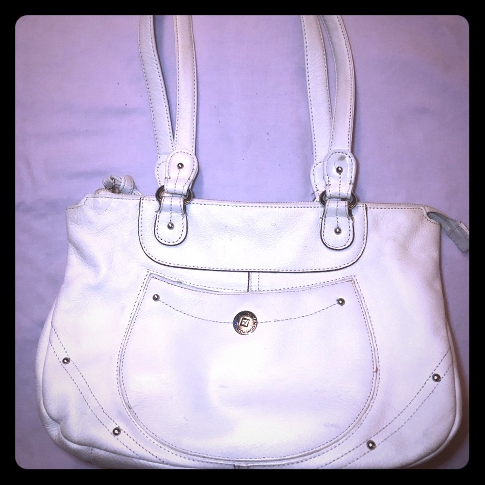 Pretty white leather